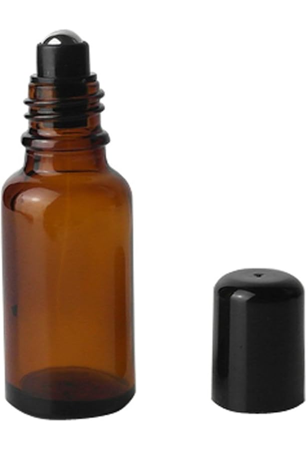 Lot De 20 Flacons Roll-on En Verre 5ml Et 10ml - Pour Huiles Essentielles Et Cosmétiques | Avec Bille Inox