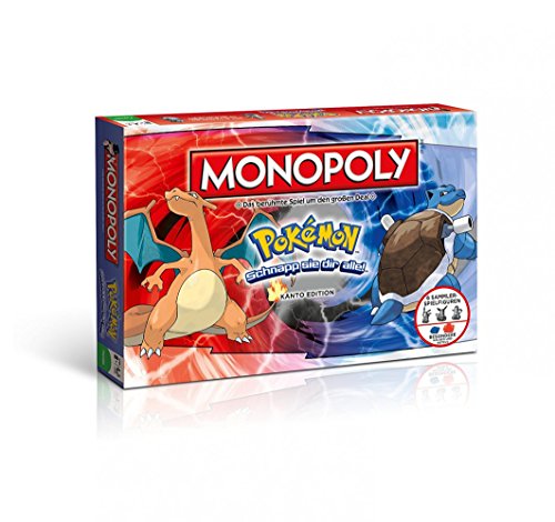 Preisvergleich Produktbild Monopoly - Pokémon-Edition - 6 Sammler Spielfiguren / Gesellschaftsspiel / Brettspiel Deutsch