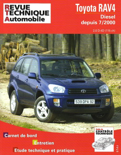 Télécharger E.T.A.I - Revue Technique Automobile 662 - TOYOTA RAV4 II - 2000 à 2003 Francais PDF