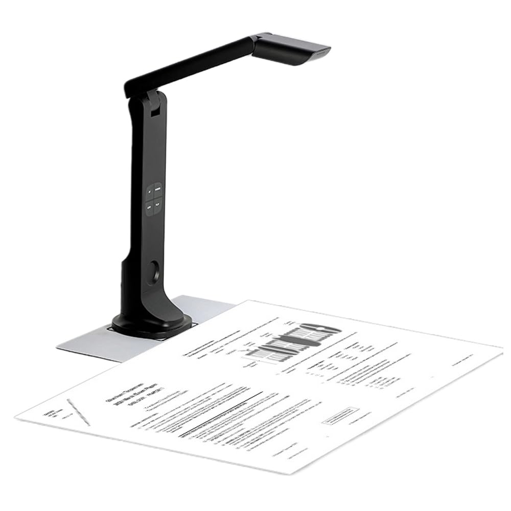 16MP Book Scanner, Visualizer High Definition USB visual presenter document scanner Document Camera for classroom teching