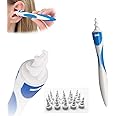 Duomama Spiral Ear Wax Removal Tool Kit with 16 Soft Tips - Safe, Reusable Ear Cleaner for Gentle Earwax Removal - Easy-to-Use Ear Cleaning Solution for All Ages