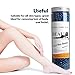 400G Depilatory Wax Beads Hard Solid Beans Pearl Shape Granules Hot Film Waxing Beads for Body Facial Hair Removal with Storage Box Chamomile Smell