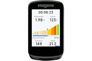 Magene C606 ekran dotykowy GPS komputer rowerowy nawigacja WiFi Bluetooth transfer danych trening pokojowy konfigurowalny ekran 2,8 '