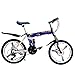 Produktbild XPDCD Boybike 20 Zoll - Klapprad aus Carbonstahl - Scheibenbremsen vorn / hinten / smart kids - blau