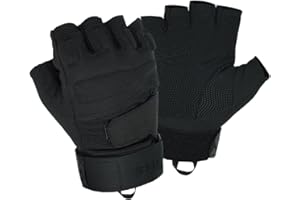 Seibertron Guanti Uomo S.O.L.A.G Militari Neri,Tattici,d'assalto e Combattimento.