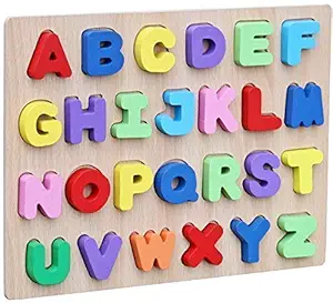 Webby Wooden Capital Alphabets Letters Learning Educational Puzzle Toy for Kids