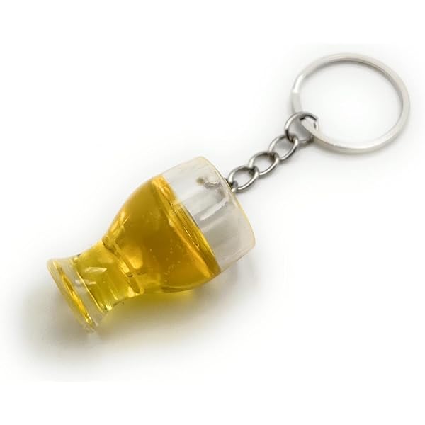 Miniblings Weinflaschen Ohrringe Handgemacht - Weißwein Flasche Mini 32mm