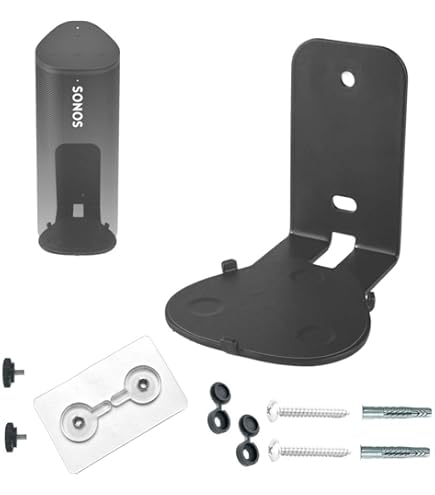 Wall Mount Bracket Holder For Sonos Move Portable Speaker - Charging Enabled White