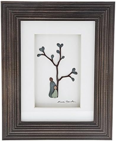 Sharon Nowlan Birds of A Feather Framed Picture, Wood, Multi-Colour, 2 x 20 x 25 cm