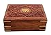 Produktbild Khandekar (with device of K) Hölzerne handgemachte Inlay & Carving Elefant Schmuckschatulle, Vintage-Box, Hochzeit Geschenk-Box, Schmuck Trinket Box, Damen Schmuck Organizer - 6 X 4 Zoll