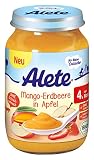 Alete Mango-Erdbeere in Apfel
