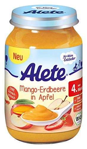 Preisvergleich Produktbild Alete Mango-Erdbeere in Apfel, 6er Pack (6 x 190 g)