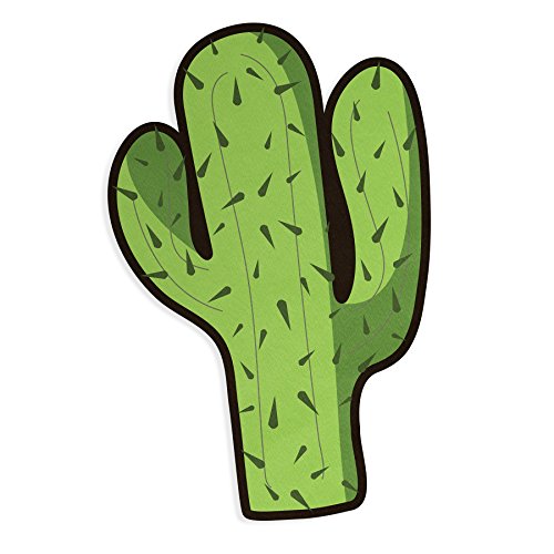 GiggleBeaver Übergroßes Kaktus Strandtuch, Mikrofaser, Multi, 180 x 47 x 0,5 cm