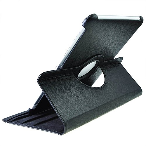 COOVY® 360° ROTATION COVER FÜR SAMSUNG GALAXY TAB 10.1 N GT-P7500 GT-P7501 GT-P7510 GT-P7511, TAB 2 10.1 GT-P5100 GT-P5110 SMART HÜLLE TASCHE ETUI CASE SCHUTZ STÄNDER Farbe schwarz - 3
