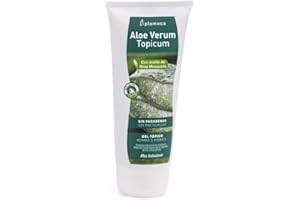 PLAMECA Aloe Verum Topicum, Hidrantante y regenerador Gel Aloe Vera y Rosa Mosqueta Sin Pefume ni Parabenos, 200 ml