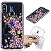 Produktbild Xiaomi Mi A2 Lite/Redmi 6 Pro Hülle Transparent HandyHülle Dünn Handytasche Klare Weich TPU Silikon Case Ultra Leichte Flexibel Cover Schlanke Schale Kratzfeste Schutzhülle, Mädchen Blumen
