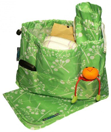 Baby Essentials Organiser Bag (Lime Green)