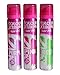 Colour Xtreme Bundle: 3 x 75ml Hair Art Spray - Purple, Pink, and Green - Temporary Colours with UV Glow