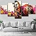 Produktbild WEMUR Wohnkultur Leinwand Malerei Wandkunst Modulare 5 Stücke Rage 2 Spiel Bilder Für Schlafzimmer Dekor Druck Typ Poster, Framed 40X60 40X80 40X100cm