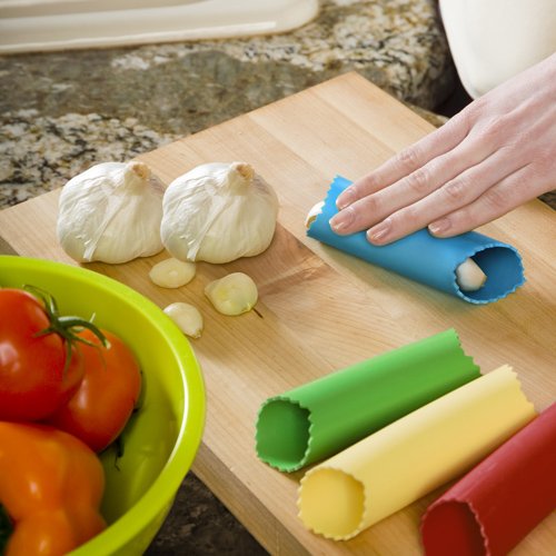 zak!designs 1313-0260 Knoblauchschäler weiss 13x4 cm