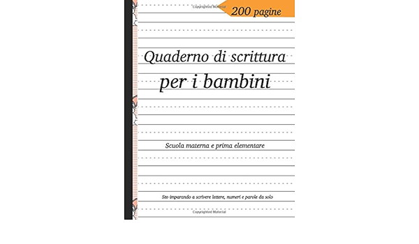 Quaderno Di Scrittura Per I Bambini Scuola Materna Et Prima Elementare Per Gli Studenti Dell Asilo E Della Scuola Elementare Regali Per Amici Parenti E Vicini Amazon Co Uk Pavel Junior Books
