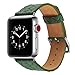 Produktbild Armband für Apple Watch 42mm,PU Leder Ersatzband mit Edelstahl Gürtelschnalle Leder Uhrenarmband für Apple Watch 42mm Series 1/2/3 (Q) (4)