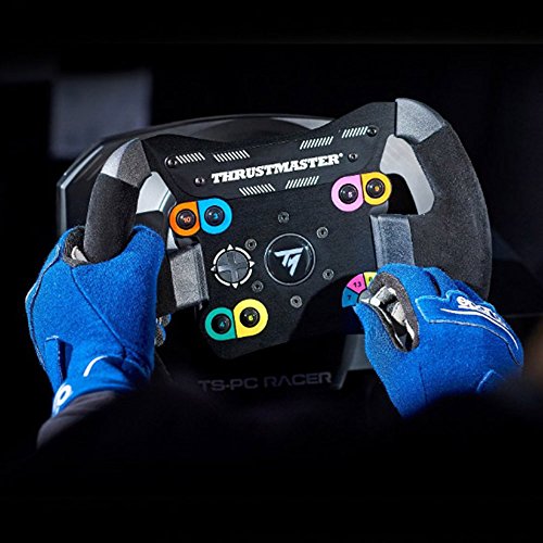 Thrustmaster TS-PC Racer - Volante - PC - Potenc  a para el SimRacing - Force Feedback - Sistema Integrado de refrigeraci  n del Motor - Fuente de alimentacio Turbo