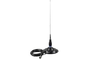 PNI Antenne CB CEI ML145, Longueur 145 cm, Attacco magnétique PL Inclus
