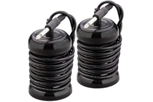 MINGCHENGHENG Ionic Fußbad Maschine Zubehör - Runde Ionen FußBad Zubehör - Ionenfußreinigung Ionisches Fußbad SPA-Maschine mit Massagefunktion Entlastet effektiv (Schwarz:2 stück)