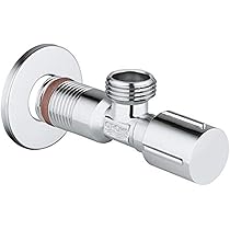 G1/2 Inch Angle Stop Valve - Stainless Steel Water Shut Off Valve For Sinks And Toilets