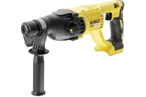 DEWALT DCH133NT-XJ - Martillo Electroneumático sin Escobillas XR 18V SDS-Plus, Impacto de 2,6J, Velocidad de 0-1550 rpm, Sin Cargador/Batería, Maletín TSTAK