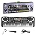 Price comparison product image Piano Keyboard for Kids, Children's Piano, 61 Keys, USB Multi-function Portable Electronic Organ, Music, Piano, Keyboard, Instrumental Music Teaching, Keyboard Toys, Children's Microphone Gifts
