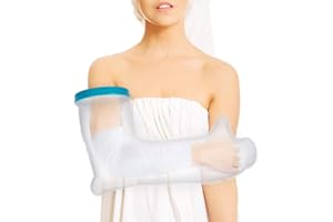 PINCOU Cover Impermeabile Guanto Protezione per Braccio, Cast Cover Protector, Fasciature e Ingessature, Doccia Adulto Corto Protector, Ferita Ingessatura Bende Riutilizzabile