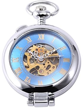 EASTPOLE Mechanische Uhr Taschen Uhr Analog Taschenuhr Ketteuhr + EASTPOLE Geschenkbox WPK130