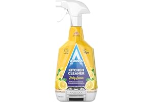 Astonish Kitchen Cleaner, Vegan and Cruelty Free and Blended with Natural Oils, Zesty Lemon, 750ml