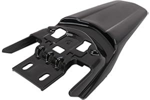 JFG RACING Motorrad Hinterrad Schutzblech,Kotfluegel Hinten Schutzblech Spritzschutz aus Dickem ABS Kunststoff für Surron Sur Ron Light Bee X/S-Schwarz