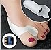 Ewin24 3 Pairs Silicone Gel Pad Bunion Toe Protector Separator Straightener Corrector