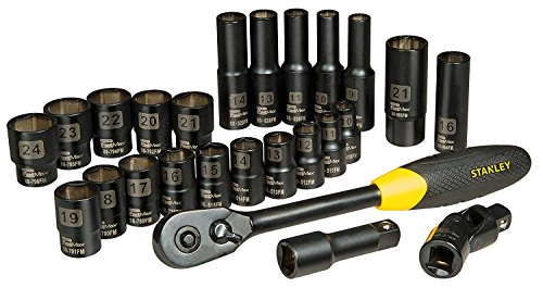 Stanley Steckschlüsselsatz-Set Fatmax, 25-teilig, 1/2 Zoll, schwarz, 1 Stück, FMHT0-73923 - 2