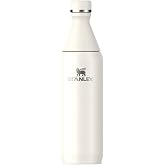 Stanley 1913 All Day Slim Water Bottle 0.6L - Cream | Cold for 6 Hours &ndash; Ice Cream for 11 Hours &ndash; BPA-Free Thermal Water Bott