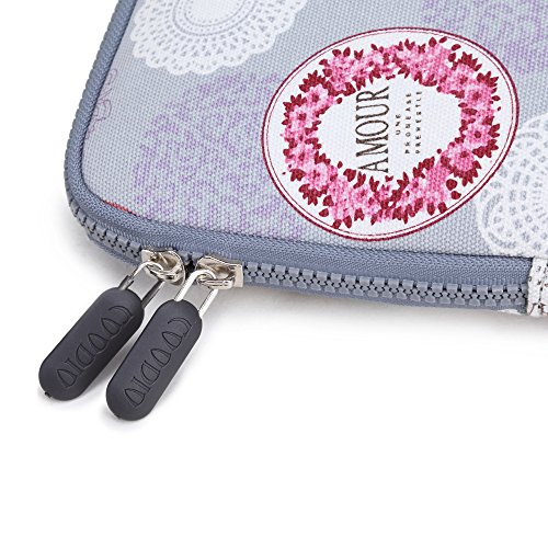 Coodio® ShockProof 30,5-31,8 cm (12-12.5 Zoll) Laptophülle Notebooktasche Schutzhülle Hülle Sleeve Tasche für Apple Das neue MacBook 12 – Amour See Blau - 3