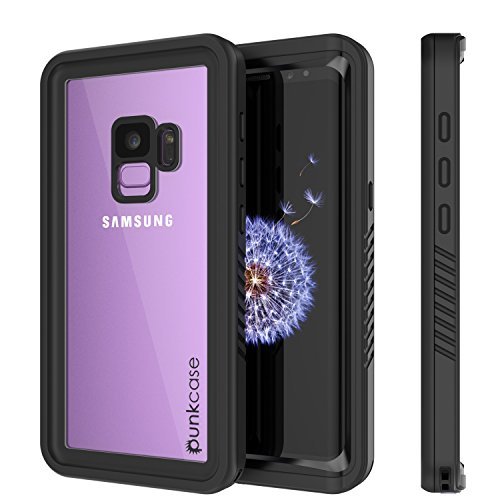 Preisvergleich Produktbild Punkcase Galaxy S9 Wasserdichte Schutzhülle [Extreme Serie] [IP68 Zertifiziert] [Stoßfest] [Schneefest] Armor Schutzhülle mit integrierter Displayschutzfolie für Samsung Galaxy S9 (Schwarz)