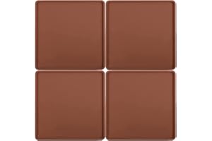 NUCUCINA Lot de 4 feuilles de déshydratation extra épaisses en silicone avec bord pour fruits et légumes - Plateaux pour déshydratateur - Tapis de cuisine