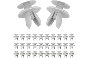Aiyomi 701867299 Befestigungsclips für T4 T5, Kunststoff Clips Türverkleidung Halter Grau, 50 Stück (Dieser Clip passt ein 9mm Loch)