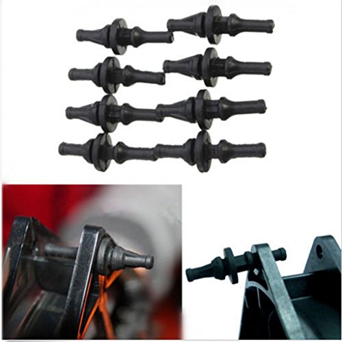 Gazechimp 8x Lüfter Schrauben Express Lüfterschrauben Gehäuselüfter Schraubenset - 4
