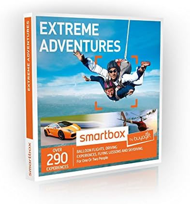 Buyagift Extreme Adventures Gift Experiences Box - 290 ultimate adventures gift days on land, sea or in the air!