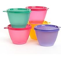 Tupperware Ramequins Frigo 200 Ml – Set 3 Pezzi Turchese, Blu E Blu Scuro (35166) – Contenitori Originali Per Alimenti
