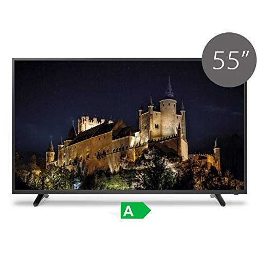 TV Full HD TDSystems 55' Pulgadas HD K55DLT6F (Resolución 1920x1080/HDMI 3/VGA 1/Eur 1/USB Reproductor y grabador) Televisor Full HD