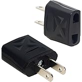 Kyrotech Avrupa Tipi Fiş Amerikan Japon Tipi Fişe &Ccedil;evirici Adapt&ouml;r, Ters &Ccedil;evirici Seyahat Priz D&ouml;n&uuml;şt&uuml;r&uuml;c&uuml;, Kompakt ve Dayanı