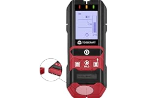 Scanner mural avec humidimètre pour matériaux TOOLCRAFT TO-5137833 Profondeur de détection (max.) 80 mm