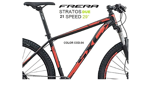 CICLI PUZONE Bici FRERA MTB Stratos Due Shimano ACERA 21 Speed Ruota 29  Gamma 2020 (Nero Rosso (cod.04), 52 CM) : Amazon.it: Sport e tempo libero
